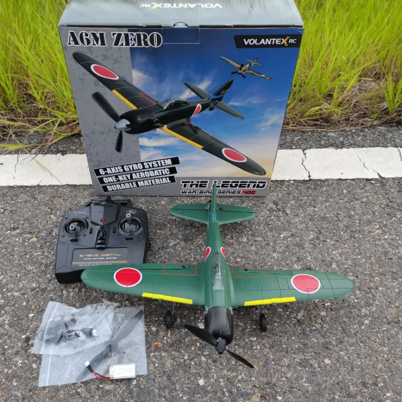 เครื่องบิน​บังคับ​วิทยุ​ RC Plane VOLANTEX A6M 761-15 Zero Fighter 2.4G 4CH  RTF