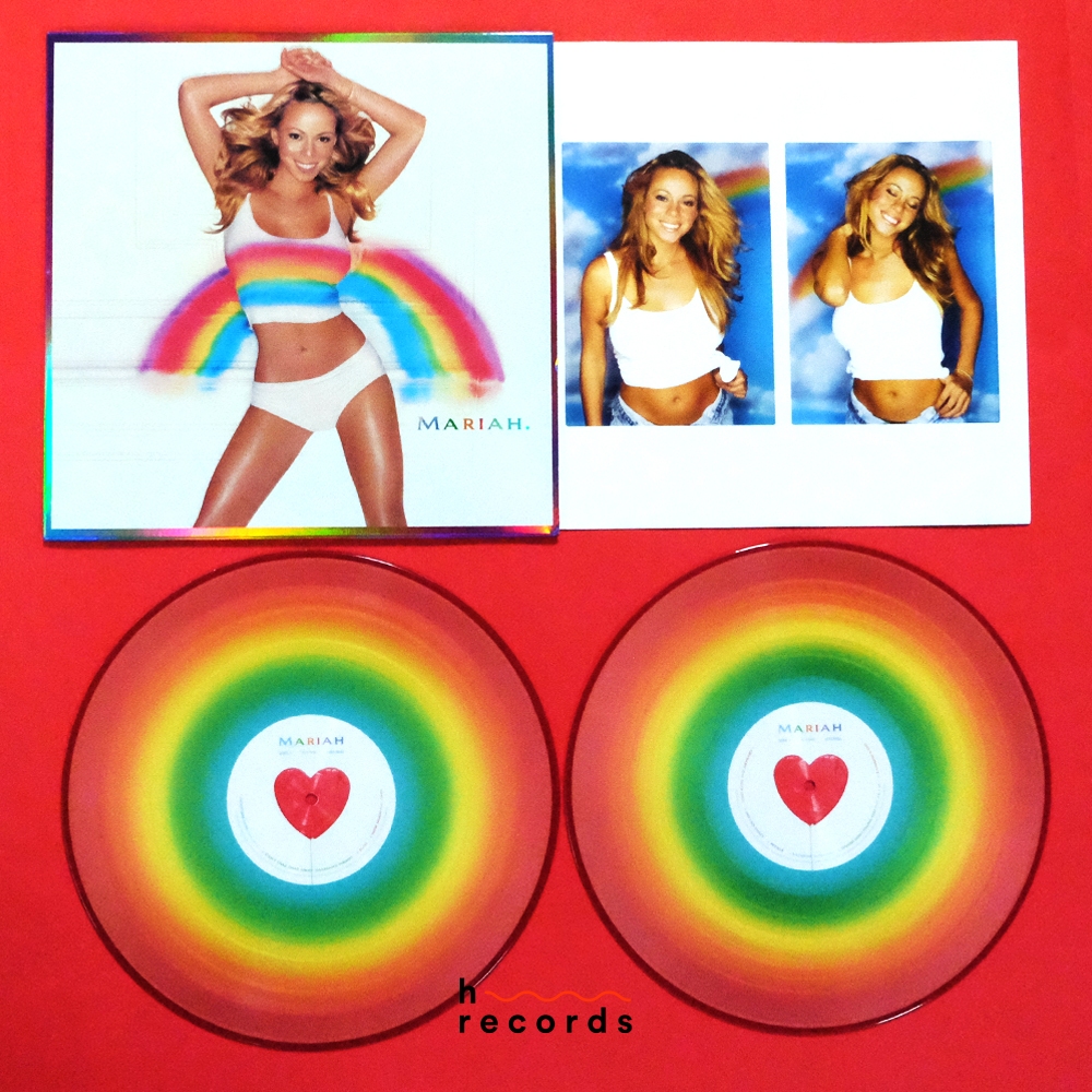 (ส่งฟรี) แผ่นเสียง Mariah Carey - Rainbow (25th Anniversary Expanded Limited Rainbow Vinyl 2LP)