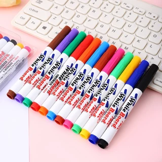 ปากกามาร์กเกอร์ ของเล่นวาดรูป วาดภาพระบายสีน้ํา 8/12 สี ลอยน้ําได้ เมจิก หลากสี