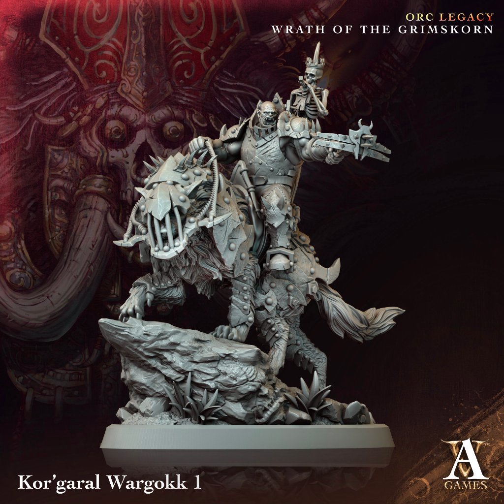 Orc Legacy - Wrath of the Grimskorn - โมเดล DnD miniature รูปที่ 4