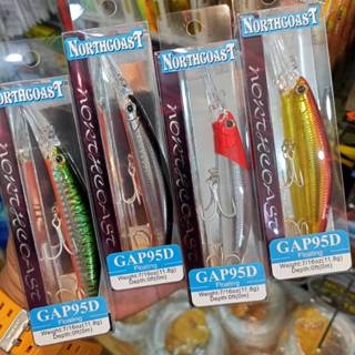 เหยื่อปลอม Northcoast Gap95Dลิ้นยาว น้ำหนัก 11.8g ความยาว 9.…