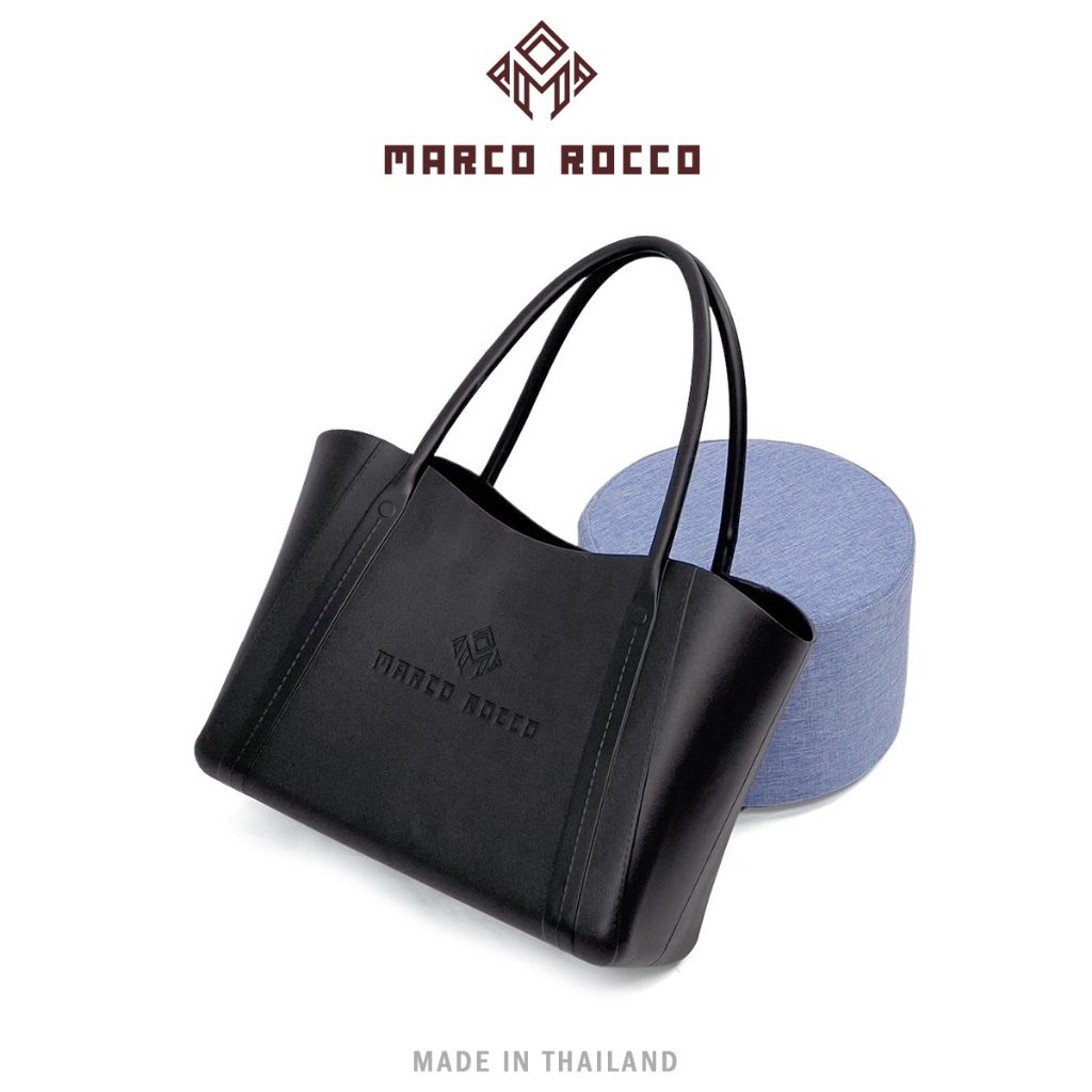 Marco Rocco กระเป๋าสะพายไหล่ สไตล์เรียบง่าย Cherie ทรงโท้ท สำหรับผู้หญิง กระเป๋าที่สวยประณีต EVA รุ่น BR3003 และ BR3004