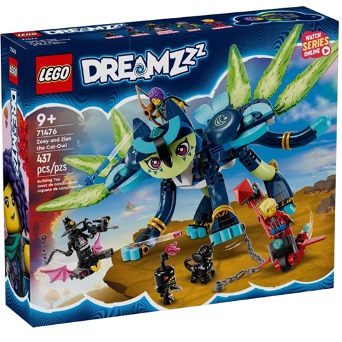LEGO Dreamzzz 71476 Zoey and Zian the Cat-Owl
