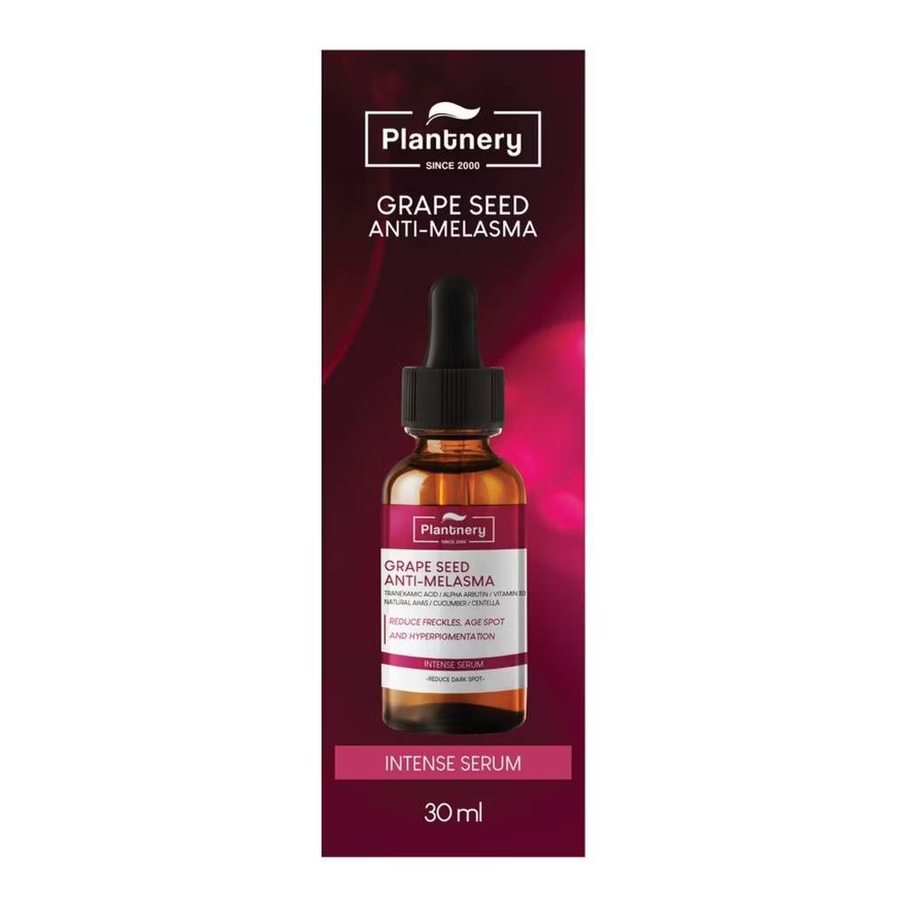แพลนท์เนอรี่ เกรป ซีด แอนตี้-เมลาสม่า อินเทนซ์ เซรั่ม Plantnery Grape Seed Serum 30 มล.