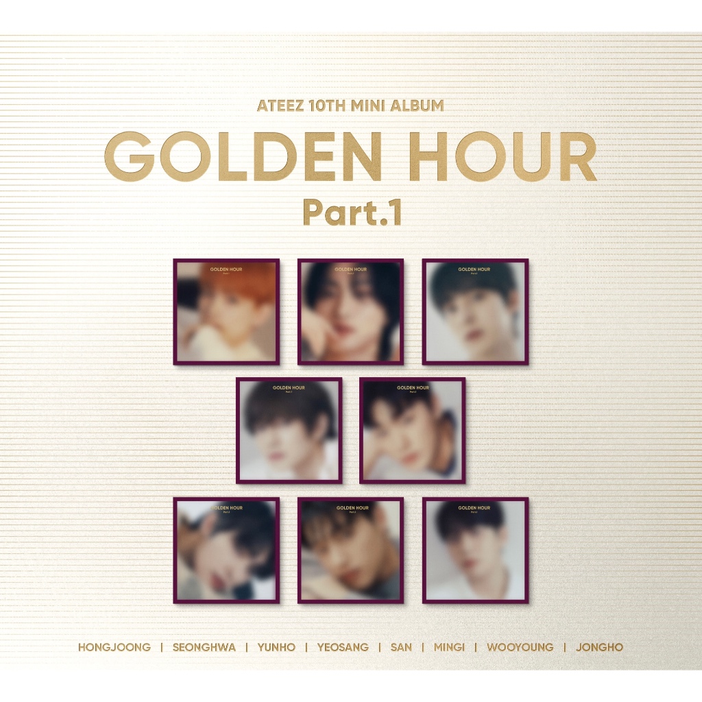 อัลบั้มATEEZ 10th Mini Album [GOLDEN HOUR : Part 1] (Digipak Ver.) พร้อมส่ง #ATEEZ