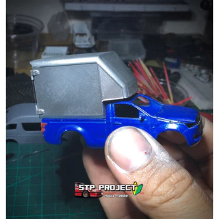 โมเดลตู้ทึบ1/64 เปิดฝาได้ สำหรับใส่รถ Dmax majorette