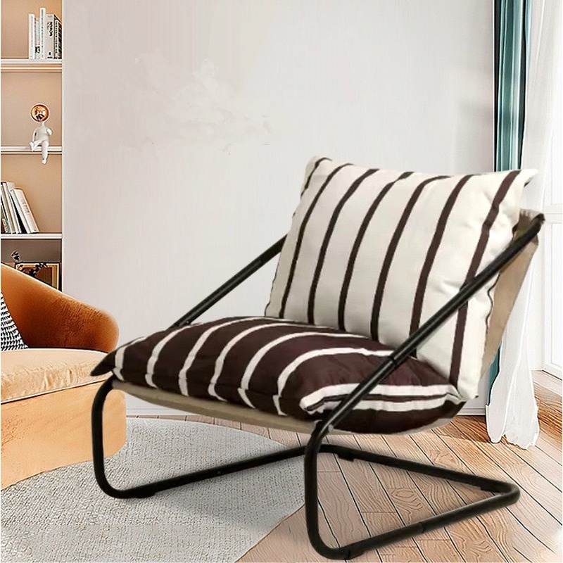 furnituredirect เก้าอี้โซฟา พร้อมเบาะรองนั่ง โครงเหล็ก แข็งแรง ฟู นุ่ม ประกอบง่าย PML 003