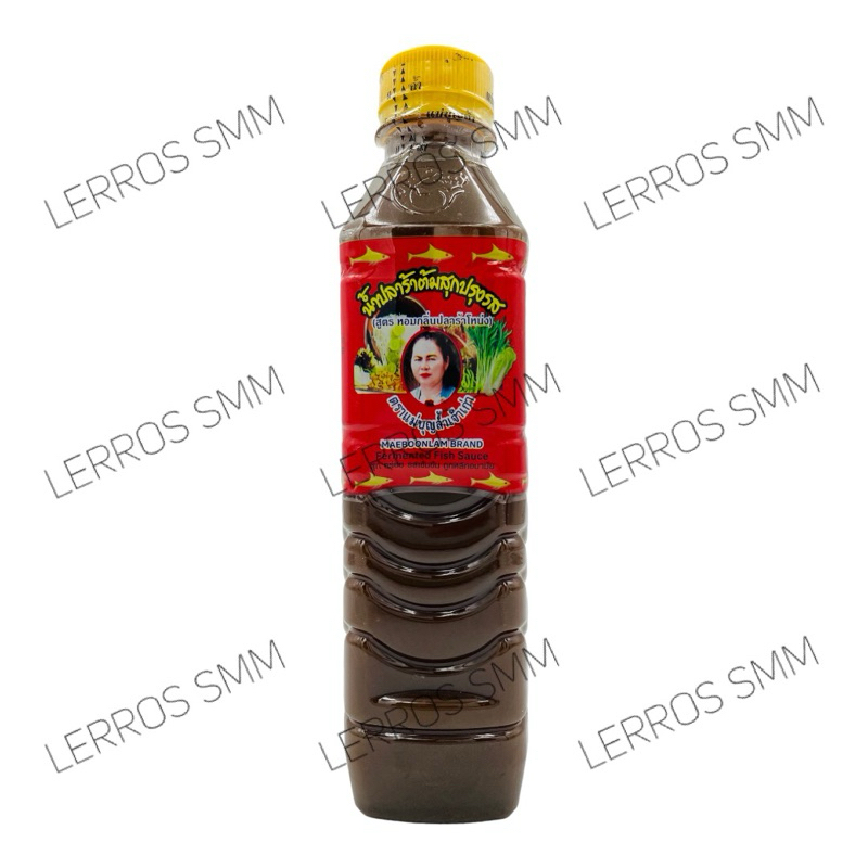 น้ำปลาร้าแม่บุญล้ำ ฝาเหลือง ฝาแดง ฝาขาว 400 มล.