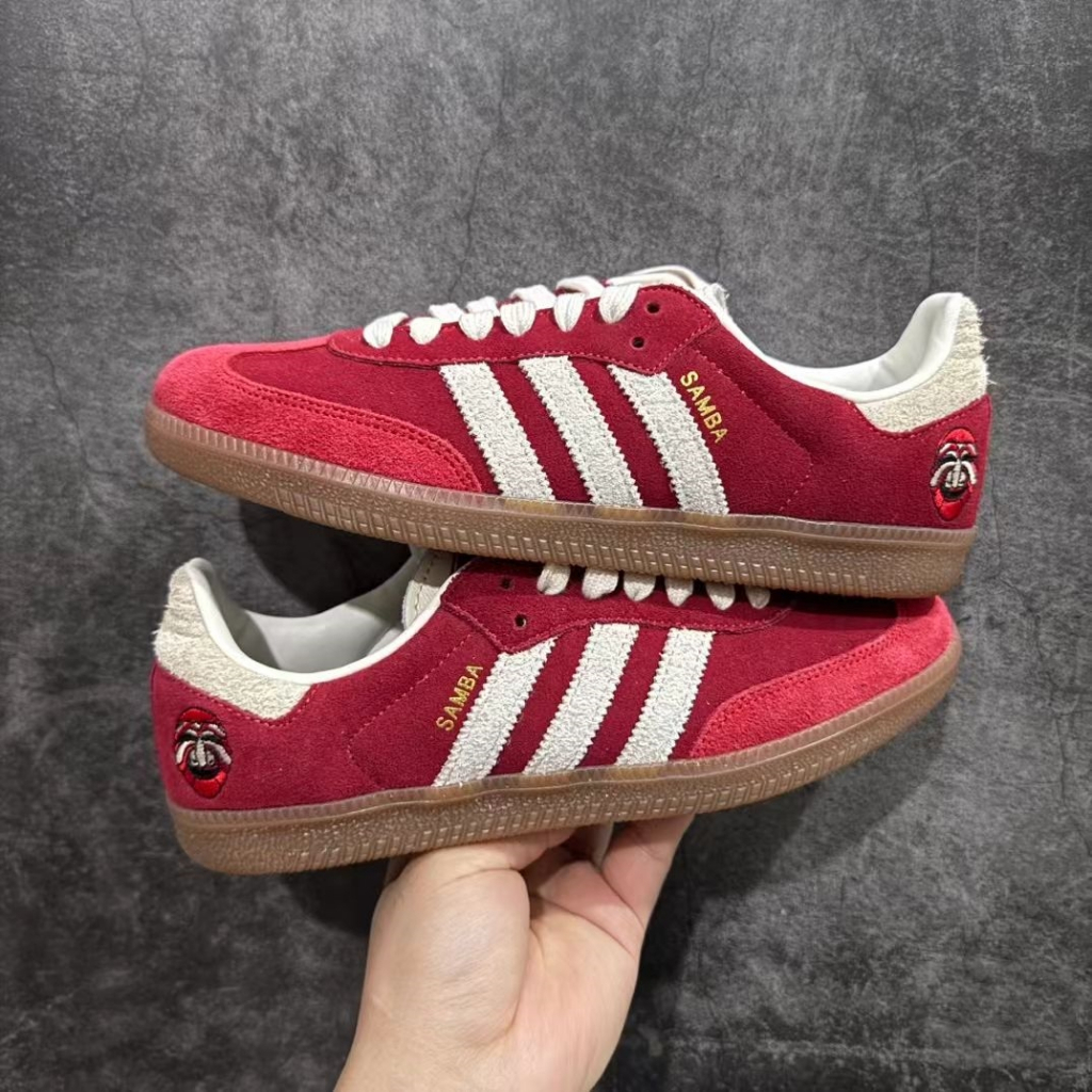 (ของแท้ 100%) adidas originals Samba  รองเท้าผ้าใบลำลองและสบายสำหรับผู้ชายและผู้หญิง