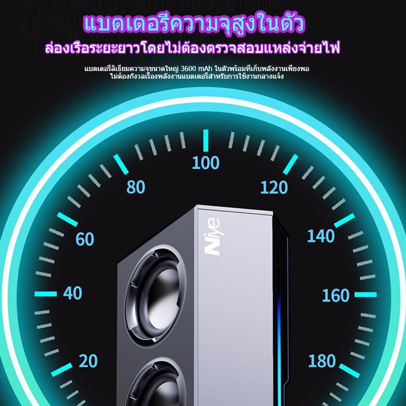 ลำโพงบลูทูธไร้สาย RGB ชาร์จใหม่ได้ HIFI เสียงเซอร์ราวด์ แถบเสียงซับวูฟเฟอร์ เหมาะสำหรับคอมพิวเตอร์แล็ปท็อป TV