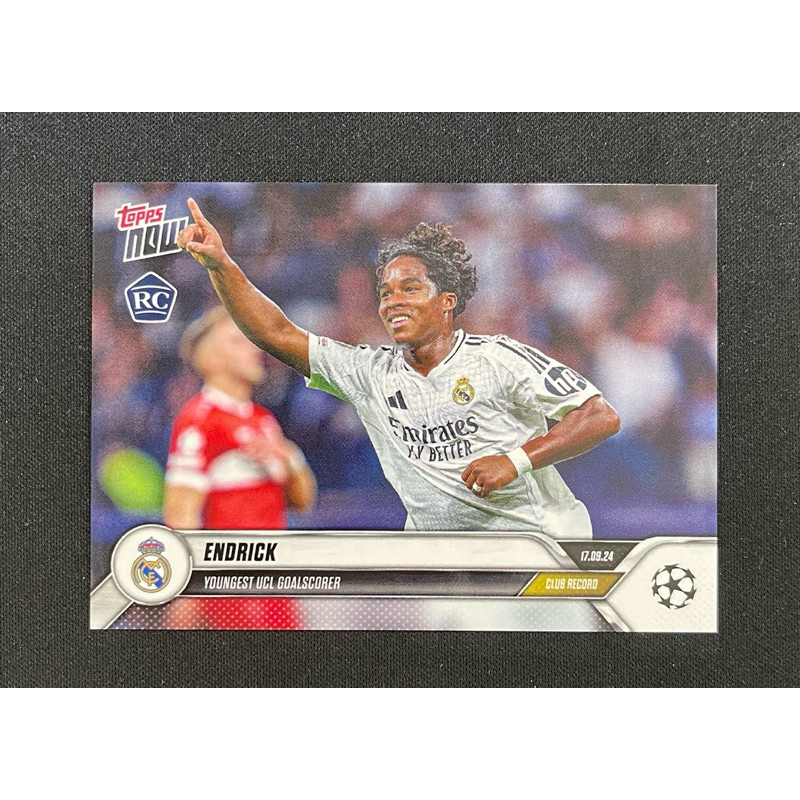 2024 Topps Now - Endrick (Rookie) Youngest UCL Scorer