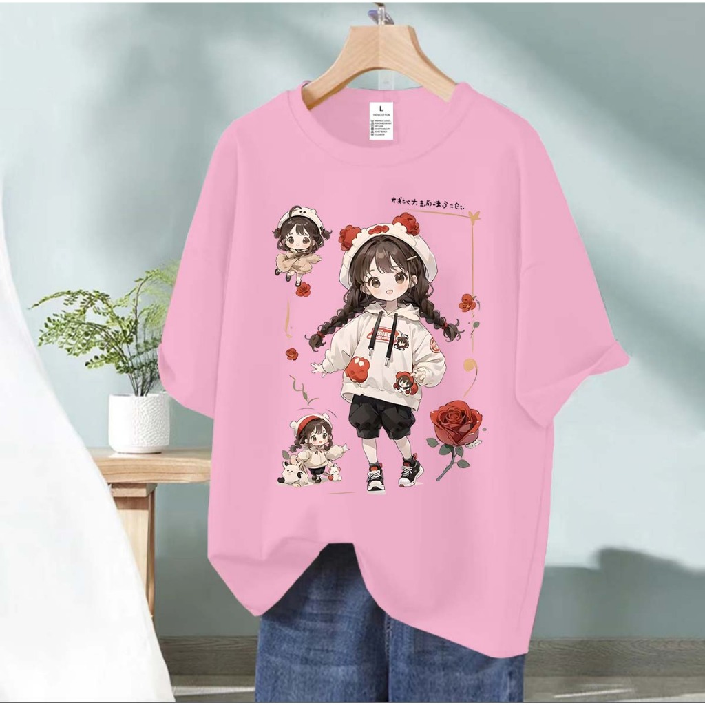 BK-1029-SHORT เสื่อยืดแขนสั้น พิมพ์ลาย เสื้อยืดแฟชั่นลายสวยๆ เสื้อใส่ในฤดูร้อน สีครบไซส์ครบ