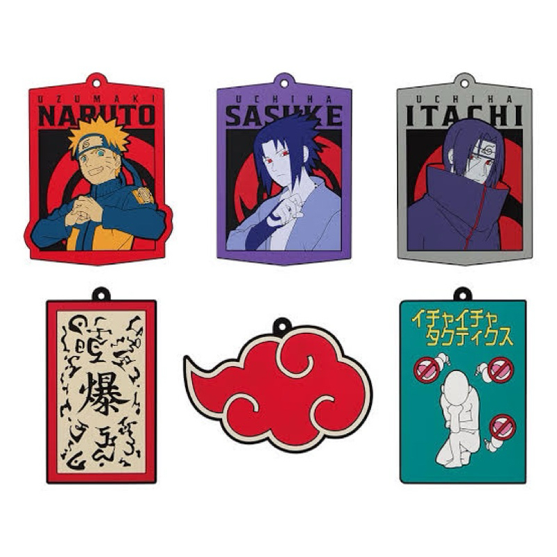 🔥พร้อมส่ง🔥ของสะสม อนิเมะ นารูโตะ | Ichiban Kuji Naruto Shippuden Shinobi No Kizuna Prize F Rubber Coaster งานจับสลาก