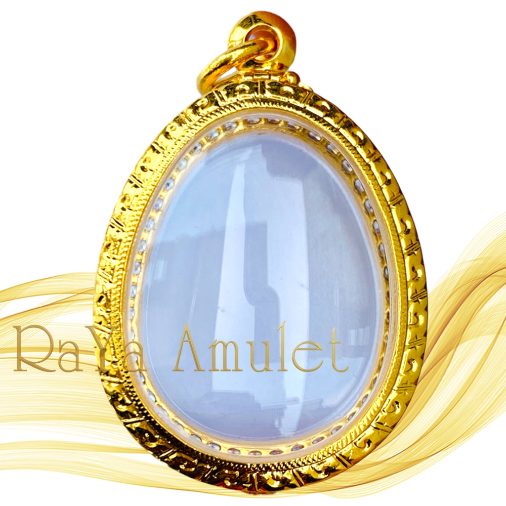 กรอบพระสำเร็จรูป งานเพชรจิวเวอรี่ทองอิตาลี ทรงปิดตากลาง (ขนาดหน้ากระจก 2.7x3.4 cm.) รหัส 8910 - รูปที่ 5