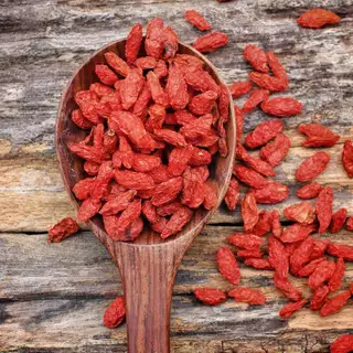 Mr. & Mrs. โกจิเบอร์รี่ เก๋ากี้ Organic Goji Berry 有机枸杞 (100 gm)