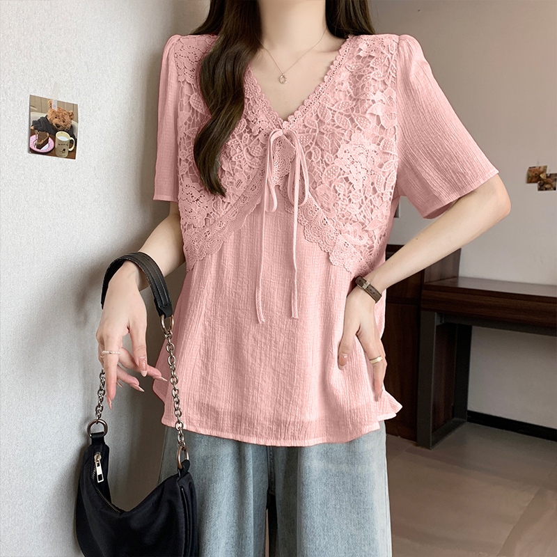 FBAShop สินค้าคุณภาพ เสื้อผ้าแฟชั่นสำหรับผู้หญิง ทรงสวยดีเทลดี รุ่นนี้ใส่เที่ยวก็ได้ใส่ออกงานก็ดี เนื้อผ้านิ่มสวมใส่สบาย - รูปที่ 5