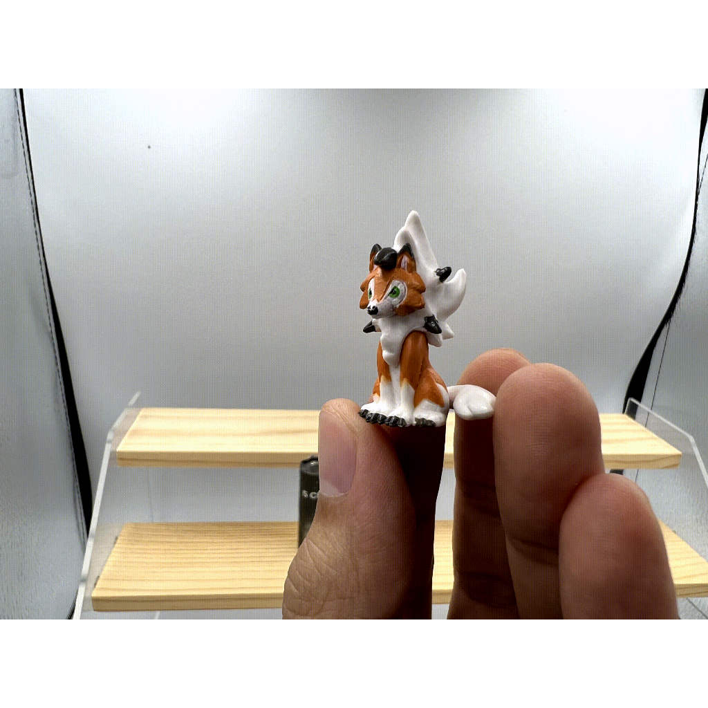 Pokemon Mini Figure : Lycanroc (Dusk form)