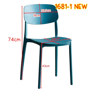 furnituredirect เก้าอี้พลาสติก เก้าอี้มีพนักพิง YF-1684 815 816