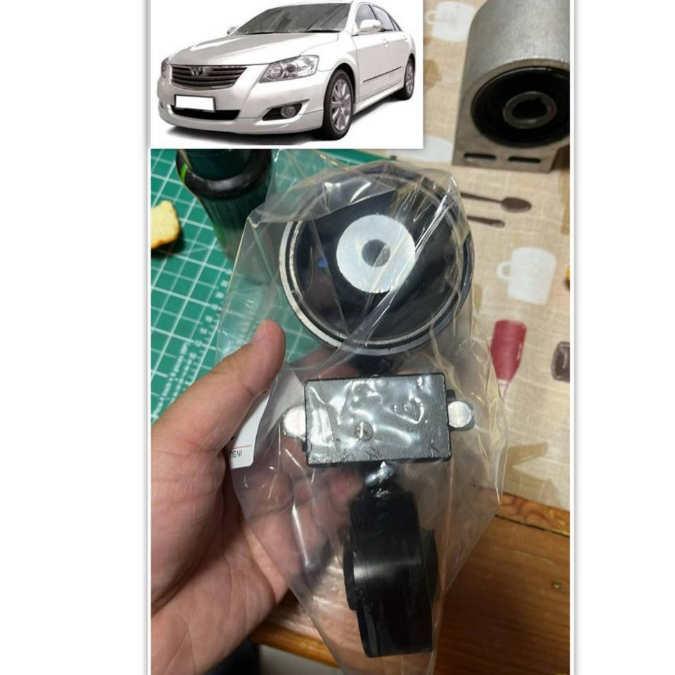 ยางเเท่นเครื่องกระดูกหมา เเท้ CAMRY ACV40.41 TOYOTA  เเท้ ผลิต JAPAN 1 ตัว