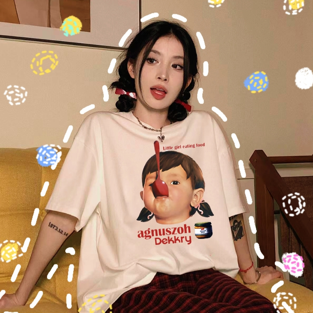 💥Aura tshirt💥เสื้อยืดผู้หญิงสไตล์เกาหลี เนือ้ผ้าน้ำหนักเบา เสื้อ oversize(S-3XL) ใส่สบาย เสื้อยืด