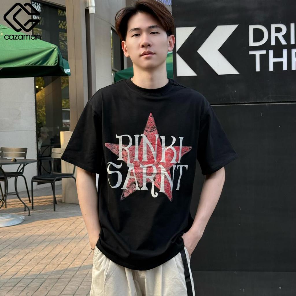 CAZAMAN เสื้อยืดคอกลม เสื้อยืดงานสกรีน คุณภาพดี ทรงสวย 201