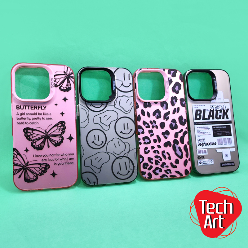 เคสนิ่ม สีเมทัลลิคพิมพ์ลายi14 16 16+ 16Pro 16ProMax VivoV40 V40ProY11/Y12/Y15/Y17 Y19s(4G) Y21(2021)