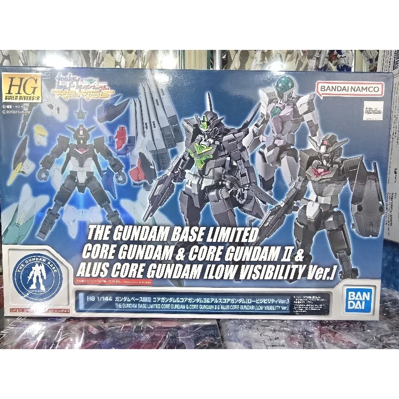 (พร้อมส่ง) HG1/144 CORE GUNDAM & CORE GUNDAM II & ALUS CORE GUNDAM [LOW VISIBILITY Ver.] THE GUNDAM 