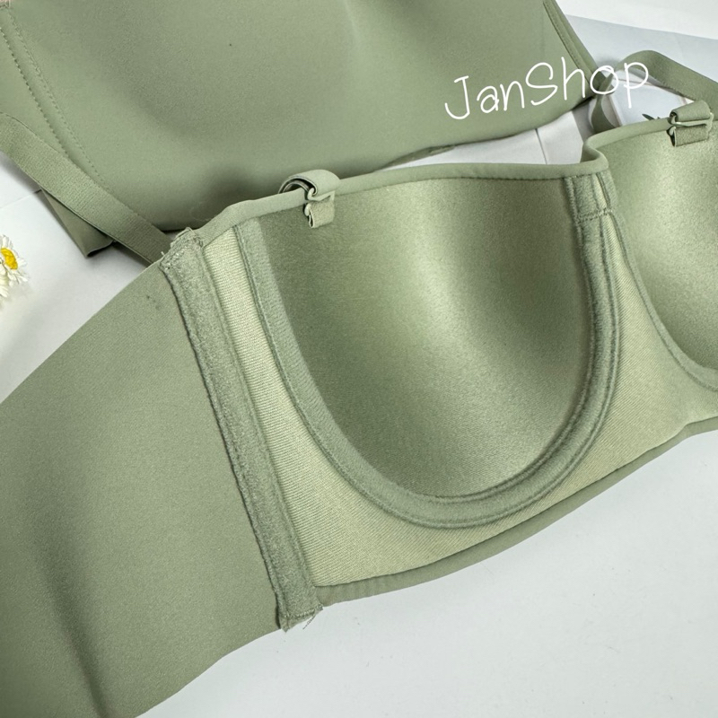 [B15] เสื้อในทรงเกาะอก ไร้ขอบ มีโครง คัพB-C 34-46 - รูปที่ 3