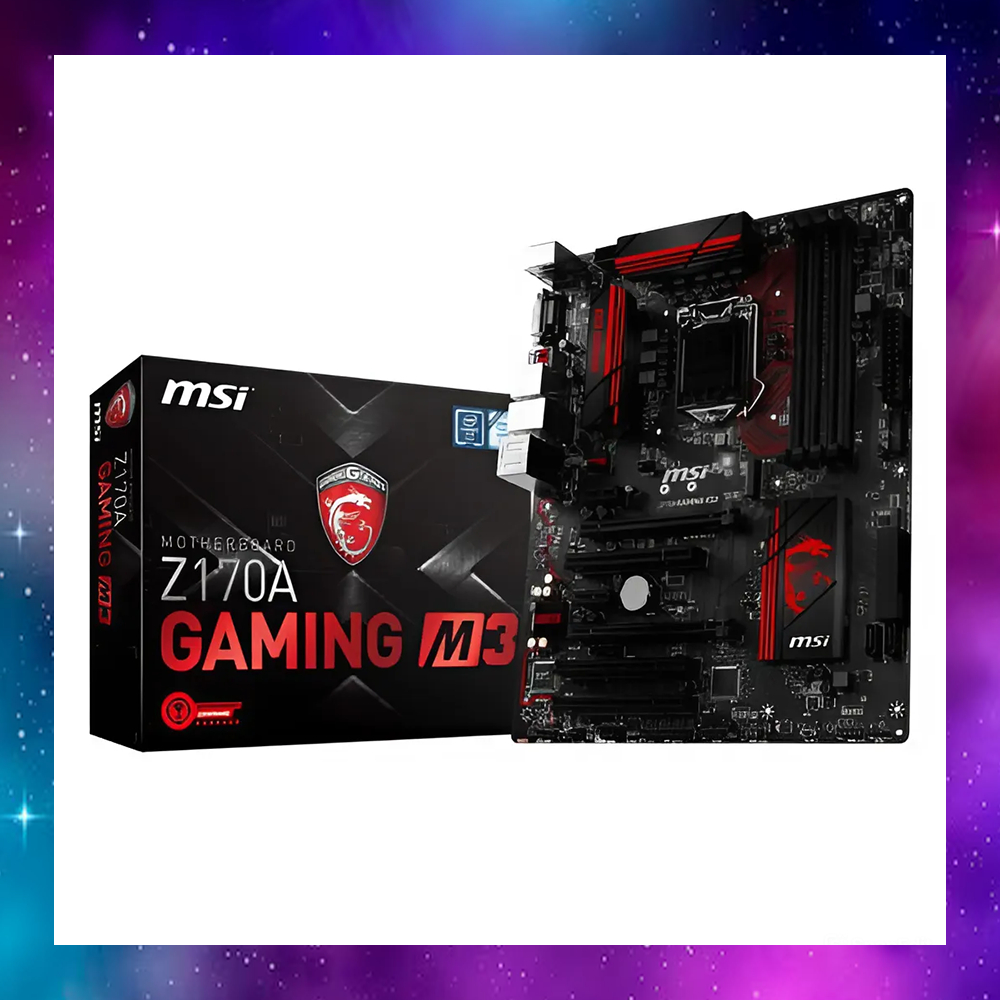 MAINBOARD (เมนบอร์ด) 1151 MSI Z170A GAMING M3 GEN6-7 ใช้งานปกติ