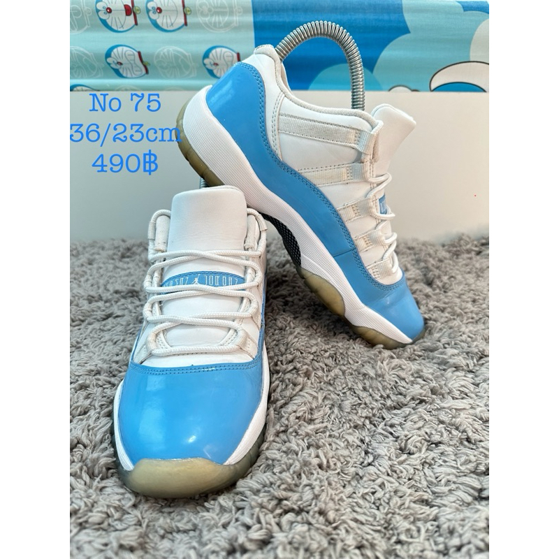 แท้มือสองสภาพใหม่ Nike Air Jordan 11 Retro Blue Size 36/23cm