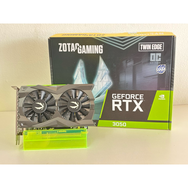 ZOTAC GAMING GEFORCE RTX 3050 TWIN EDGE OC 6GB GDDR6 ไม่ต่อไฟเพิ่ม มีประกันศูนย์ 3ปี
