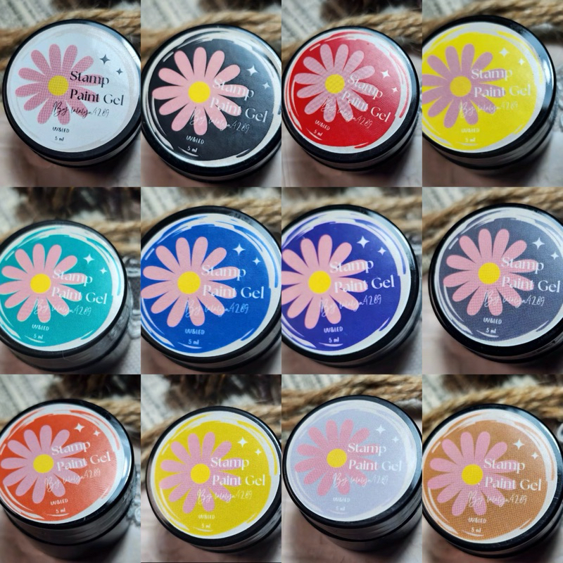 สีเจล2in1ปั้มได้เพ้นท์ได้‼️แยกสี‼️ lalalyn4289