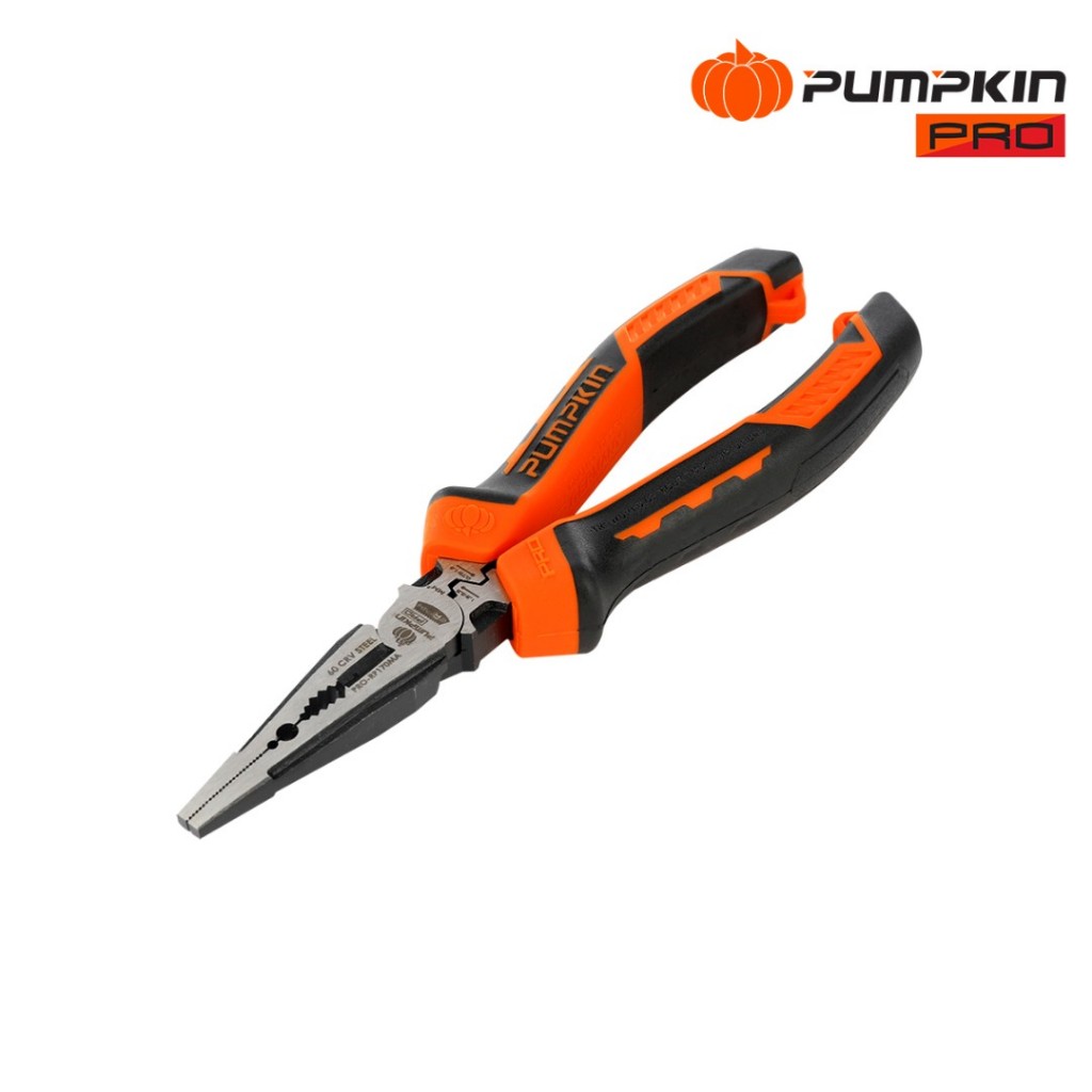 PUMPKIN PRO คีมปากแหลมอเนกประสงค์ ORIGIN PRO-RP170MA 17795 ด้ามหนา 7" คีม คีมปากแหลม คีมอเนกประสงค์