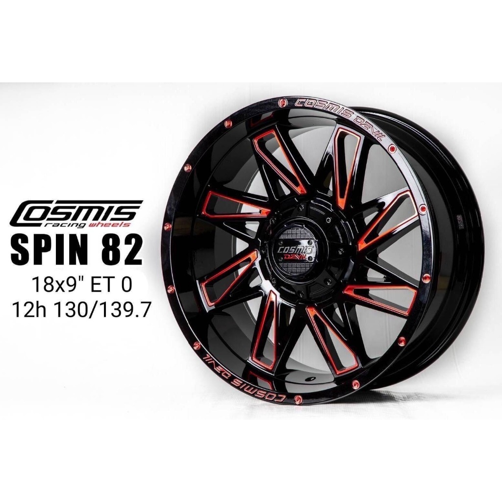 แม็กขอบ 18 Cosmis SPIN  ออฟโรด 6/139 (4วง)
