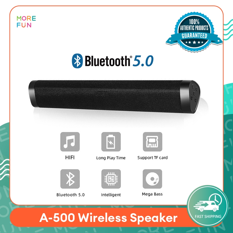 พร้อมส่ง ซาวด์บาร์ A-500 Wireless Speaker ลำโพงบลูทูธไร้สาย Bluetooth 5.0