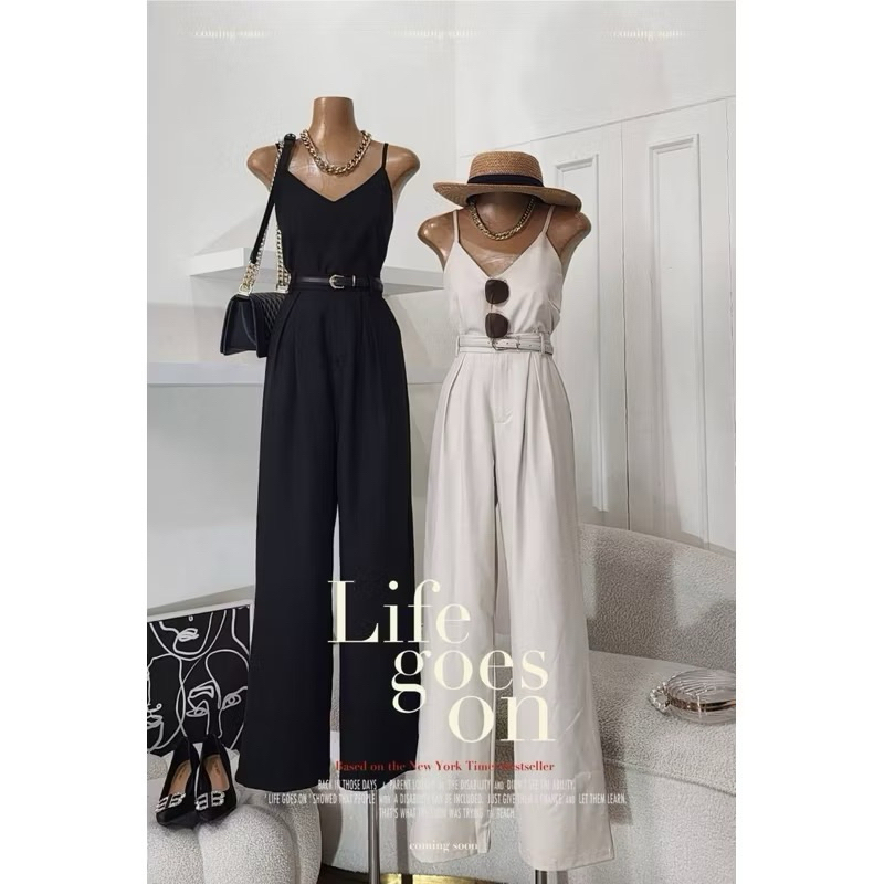 พร้อมส่ง ชุดเซต cotton candy (แถมเข็มขัดฟรี) เซต 2 ชิ้น Olivie vintage.set