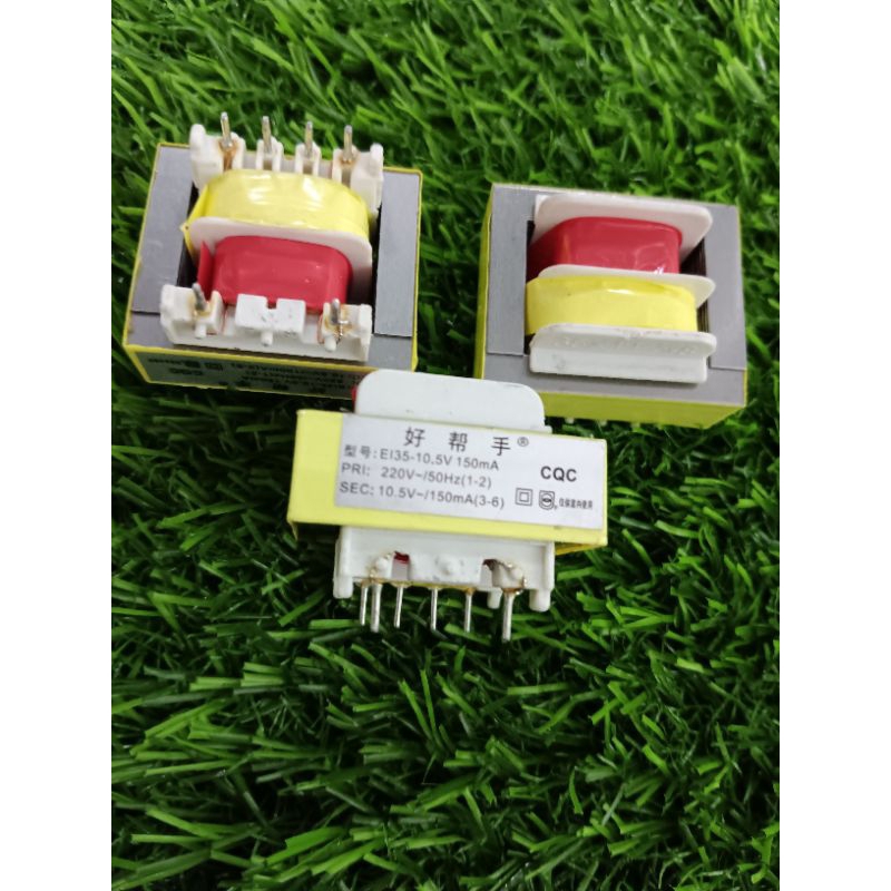 หม้อแปลงลงปริ้นซ์ 6 ขา.ไฟออก  10.5 V 150 มิลลิแอมป์ ใส่แทน 12 v ได้ lสินค้าของแท้  ทดสอบกับบอร์ดจริงให้ก่่อนส่ง