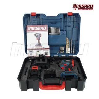 MASARU ไขควงกระแทกไร้สาย รุ่น SCDI-155 20V 4 ระบบ งานเจาะ งานสกูร ปรับความเร็วได้ถึง 4 ระดับ