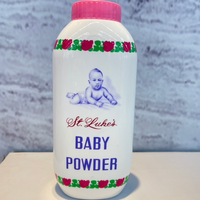 (แพ็ค 3 กระป๋อง) St.'s Luke Baby Powder เซนลุกซ์ ผลิตภัณฑ์แป้งเด็ก ไม่ระคายเคืองต่อผิว  140 กรัม