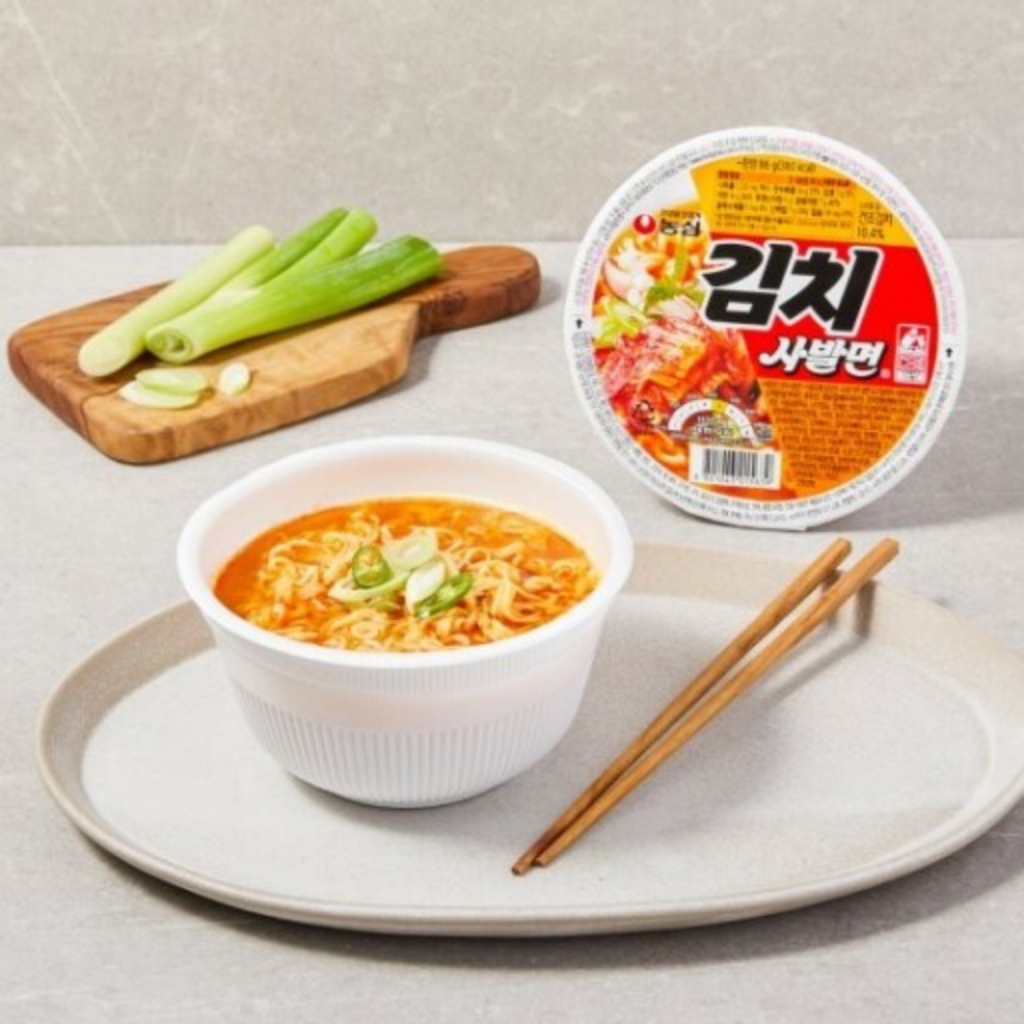 มาม่าเกาหลี รามยอนกิมจิ ถ้วยเล็ก - นงชิม 김치사발면-농심 Nongshim Bowl Noodle Soup Kimchi Flavor 86g