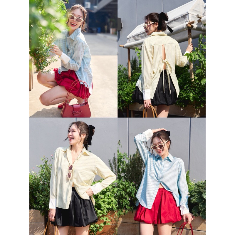 Bowyer shirt ( เหลือง , ฟ้า )