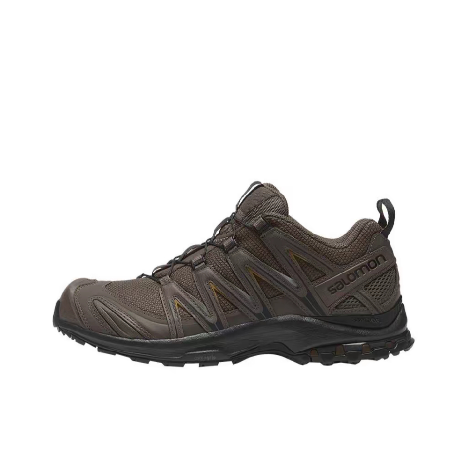 【100%Original】SALOMON XA PRO 3D Brown Low Top Outdoor Trend Sports For Men Hiking Shoes 417559