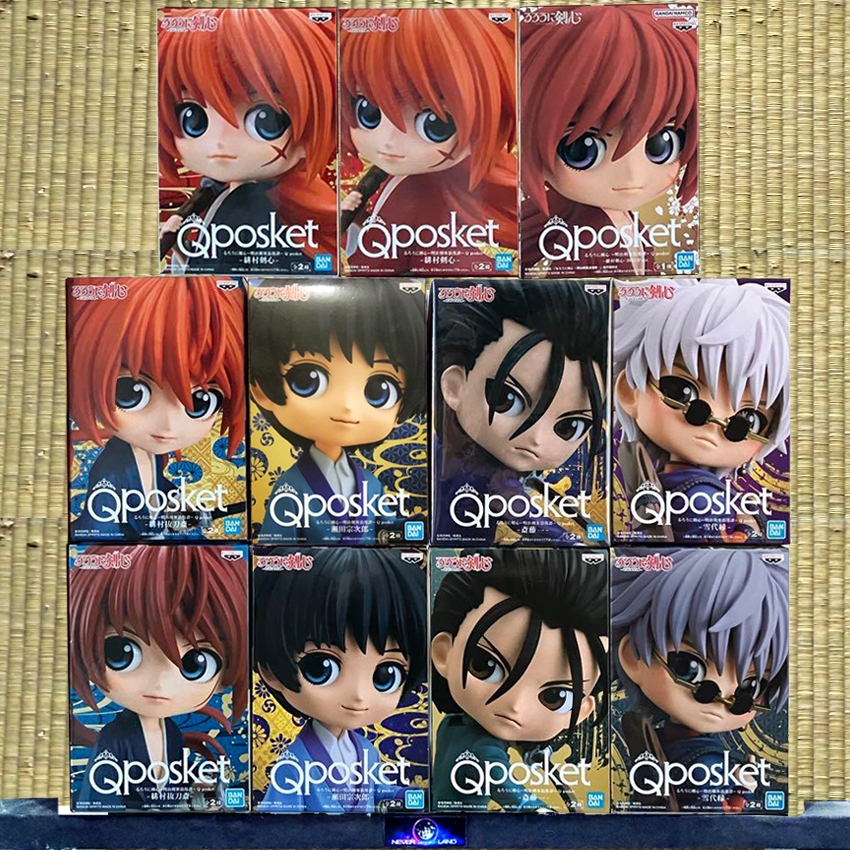 BANDAI BANPRESTO FIGURE: Q POSKET- RUROUNI KENSHIN / ซามูไรพเนจร