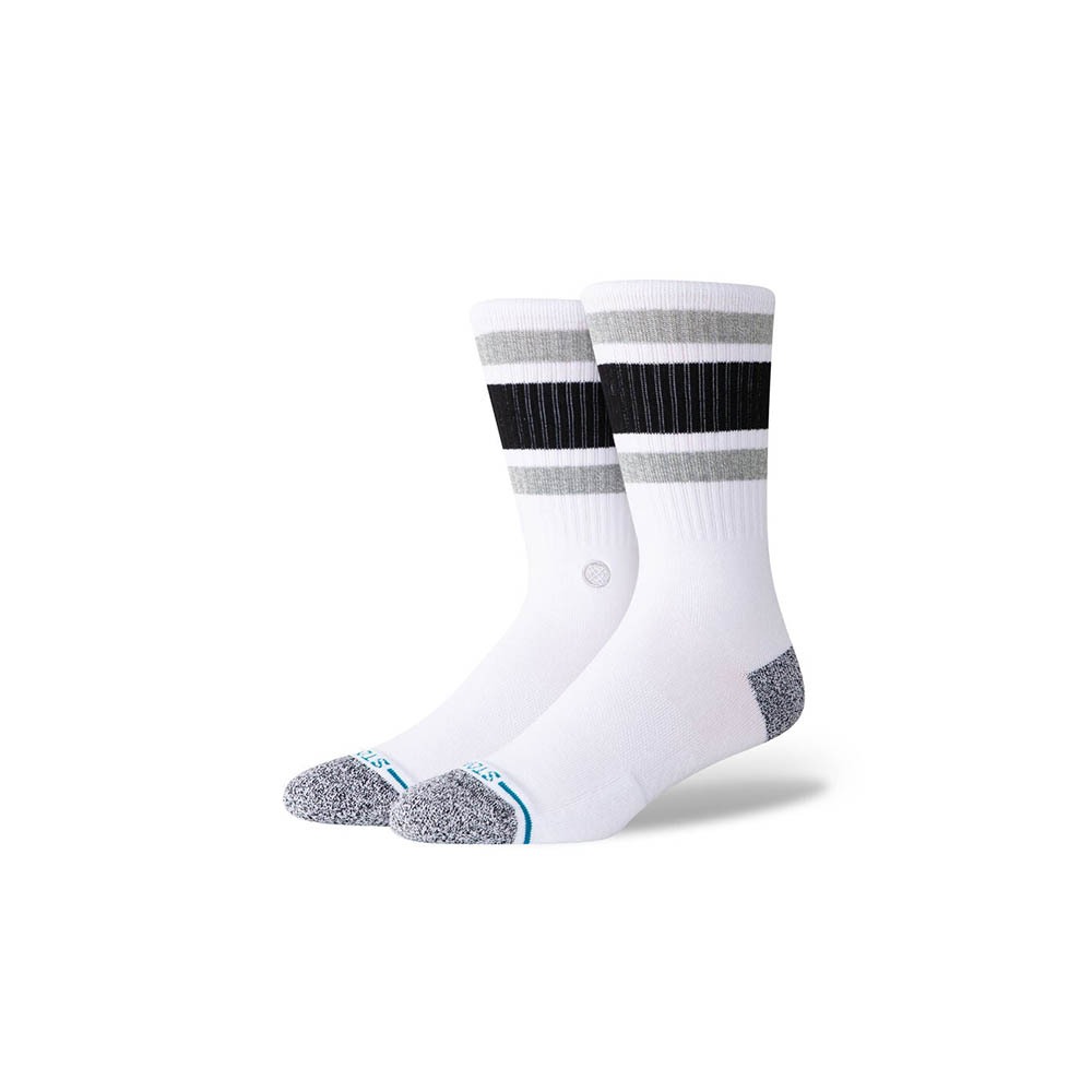 STANCE ถุงเท้ารุ่น BOYD STถุงเท้าข้อยาวสีพื้น สีขาว