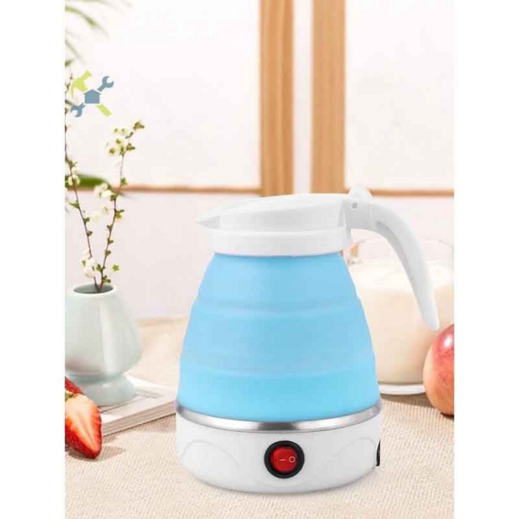 กาน้ำร้อน กาต้มน้ำ ขนาดพกพา กาพับได้ Travelling Folding kettle 600มล. มี 3 สี สินค้าพร้อมส่ง