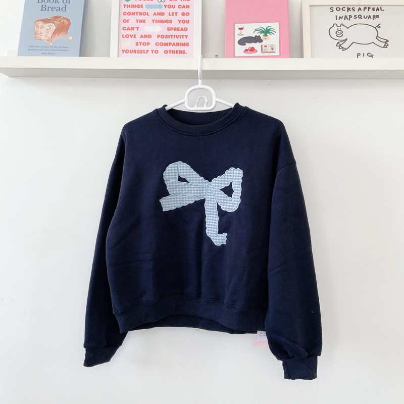 พร้อมส่ง TWOHANDHII SCOTT RIBBON SWEATER