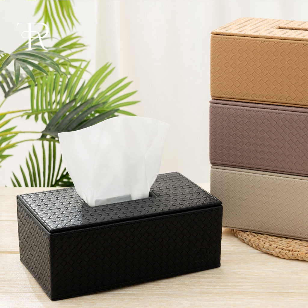 THIRIN TISSUE BOX  ธิรินกล่องทิชชู่มินิมอล ใส่ทิชชู่ทั้งกล่อง หรือแบบรีฟิลได้ ช่วยคุมโทนให้บ้านสวย