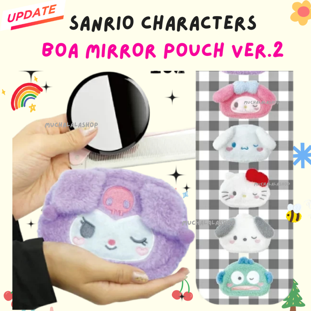 [Update*พร้อมส่ง] กระเป๋าเครื่องสำอางค์ และ อื่น ๆ - Boa Mirror Pouch รุ่น 1 / 2 และผ้าญี่ปุ่น ที่คุณชมพู่ใช้