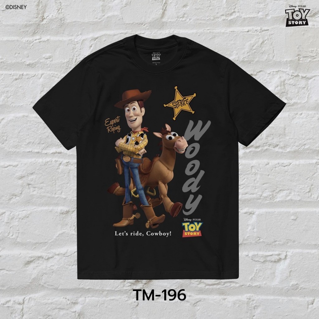 Power 7 Shop เสื้อยืดการ์ตูน Toy Story ลาย "Woody" (TM-196)