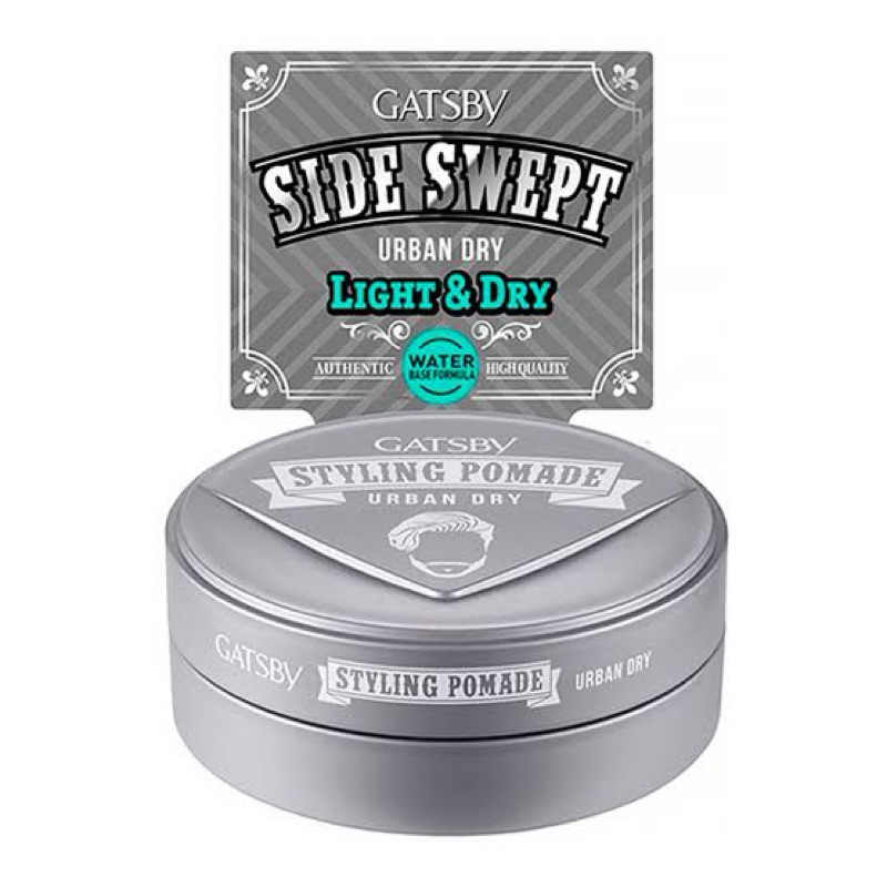 Gatsby styling pomade 75gm. เจลแต่งผมแกสบี้ สำหรับทรง ไซด์สเวพท์